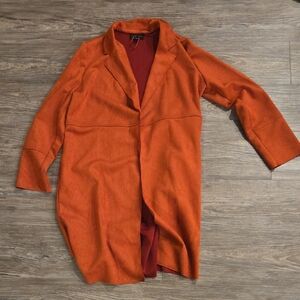 Premise Women's Orange Trench Coat